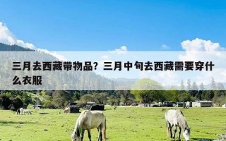 三月去西藏带物品？三月中旬去西藏需要穿什么衣服
