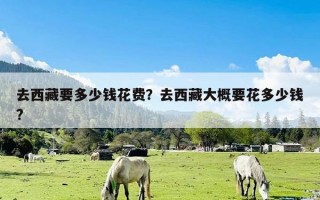 去西藏要多少钱花费？去西藏大概要花多少钱?