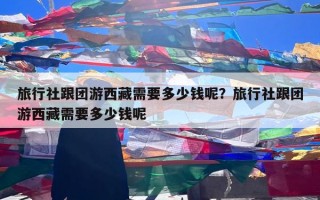 旅行社跟团游西藏需要多少钱呢？旅行社跟团游西藏需要多少钱呢