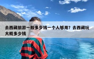 去西藏旅游一般多少钱一个人够用？去西藏玩大概多少钱