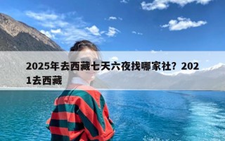 2025年去西藏七天六夜找哪家社？2021去西藏