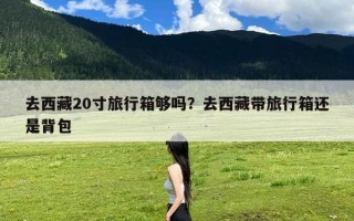 去西藏20寸旅行箱够吗？去西藏带旅行箱还是背包