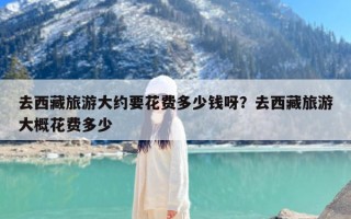 去西藏旅游大约要花费多少钱呀？去西藏旅游大概花费多少