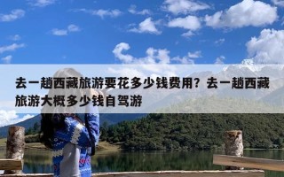 去一趟西藏旅游要花多少钱费用？去一趟西藏旅游大概多少钱自驾游