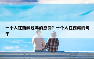 一个人在西藏过年的感受？一个人在西藏的句子
