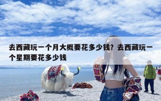 去西藏玩一个月大概要花多少钱？去西藏玩一个星期要花多少钱