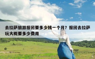 去拉萨旅游报团要多少钱一个月？报团去拉萨玩大概要多少费用