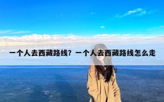 一个人去西藏路线？一个人去西藏路线怎么走