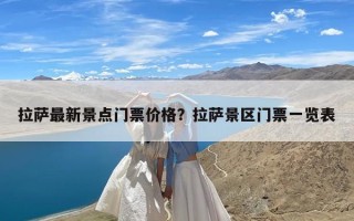 拉萨最新景点门票价格？拉萨景区门票一览表
