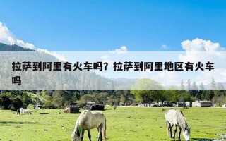 拉萨到阿里有火车吗？拉萨到阿里地区有火车吗