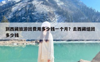 到西藏旅游团费用多少钱一个月？去西藏组团多少钱
