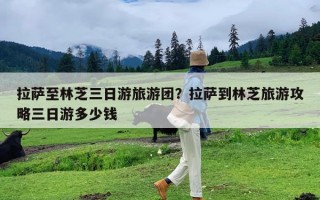 拉萨至林芝三日游旅游团？拉萨到林芝旅游攻略三日游多少钱