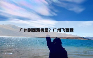 广州到西藏机票？广州飞西藏
