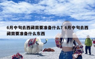 6月中旬去西藏需要准备什么？6月中旬去西藏需要准备什么东西