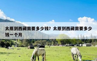 太原到西藏需要多少钱？太原到西藏需要多少钱一个月