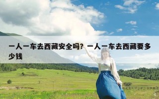 一人一车去西藏安全吗？一人一车去西藏要多少钱