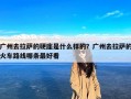 广州去拉萨的硬座是什么样的？广州去拉萨的火车路线哪条最好看