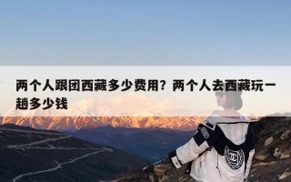两个人跟团西藏多少费用？两个人去西藏玩一趟多少钱
