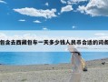 包含去西藏包车一天多少钱人民币合适的词条