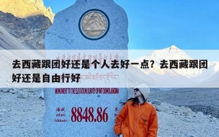 去西藏跟团好还是个人去好一点？去西藏跟团好还是自由行好