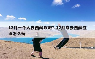12月一个人去西藏攻略？12月底去西藏应该怎么玩