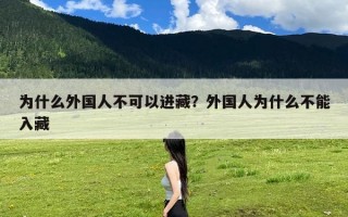 为什么外国人不可以进藏？外国人为什么不能入藏