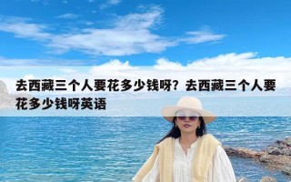 去西藏三个人要花多少钱呀？去西藏三个人要花多少钱呀英语
