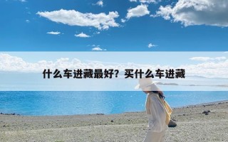 什么车进藏最好？买什么车进藏