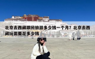 北京去西藏跟团旅游多少钱一个月？北京去西藏玩需要花多少钱