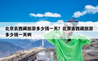北京去西藏旅游多少钱一天？北京去西藏旅游多少钱一天啊