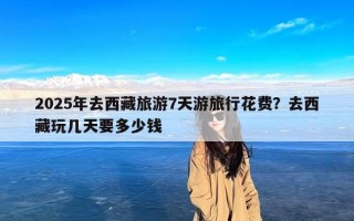 2025年去西藏旅游7天游旅行花费？去西藏玩几天要多少钱