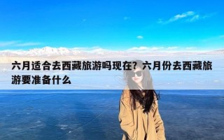 六月适合去西藏旅游吗现在？六月份去西藏旅游要准备什么