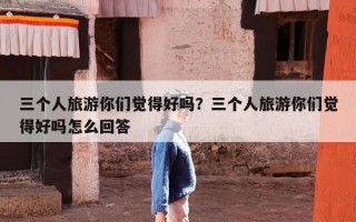 三个人旅游你们觉得好吗？三个人旅游你们觉得好吗怎么回答