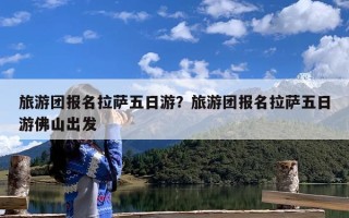 旅游团报名拉萨五日游？旅游团报名拉萨五日游佛山出发