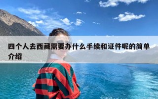 四个人去西藏需要办什么手续和证件呢的简单介绍