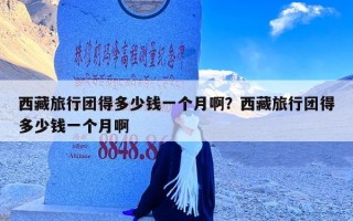 西藏旅行团得多少钱一个月啊？西藏旅行团得多少钱一个月啊