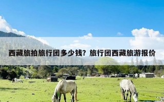 西藏旅拍旅行团多少钱？旅行团西藏旅游报价