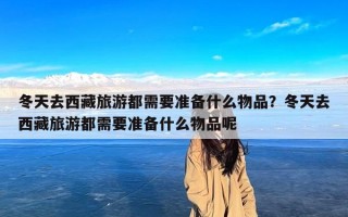 冬天去西藏旅游都需要准备什么物品？冬天去西藏旅游都需要准备什么物品呢