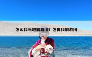 怎么找当地旅游团？怎样找旅游团