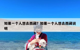 如果一个人想去西藏？如果一个人想去西藏说明