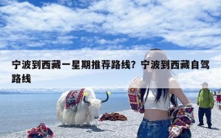 宁波到西藏一星期推荐路线？宁波到西藏自驾路线
