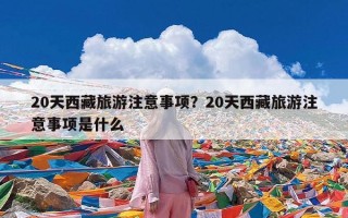20天西藏旅游注意事项？20天西藏旅游注意事项是什么