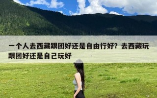 一个人去西藏跟团好还是自由行好？去西藏玩跟团好还是自己玩好