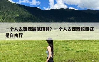 一个人去西藏最低预算？一个人去西藏报团还是自由行