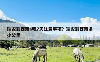瑞安到西藏6晚7天注意事项？瑞安到西藏多少公里