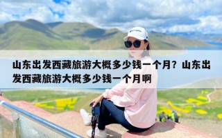 山东出发西藏旅游大概多少钱一个月？山东出发西藏旅游大概多少钱一个月啊