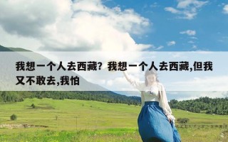 我想一个人去西藏？我想一个人去西藏,但我又不敢去,我怕