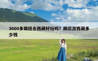 3000多跟团去西藏好玩吗？跟团游西藏多少钱