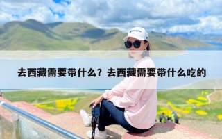 去西藏需要带什么？去西藏需要带什么吃的