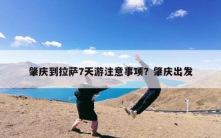 肇庆到拉萨7天游注意事项？肇庆出发